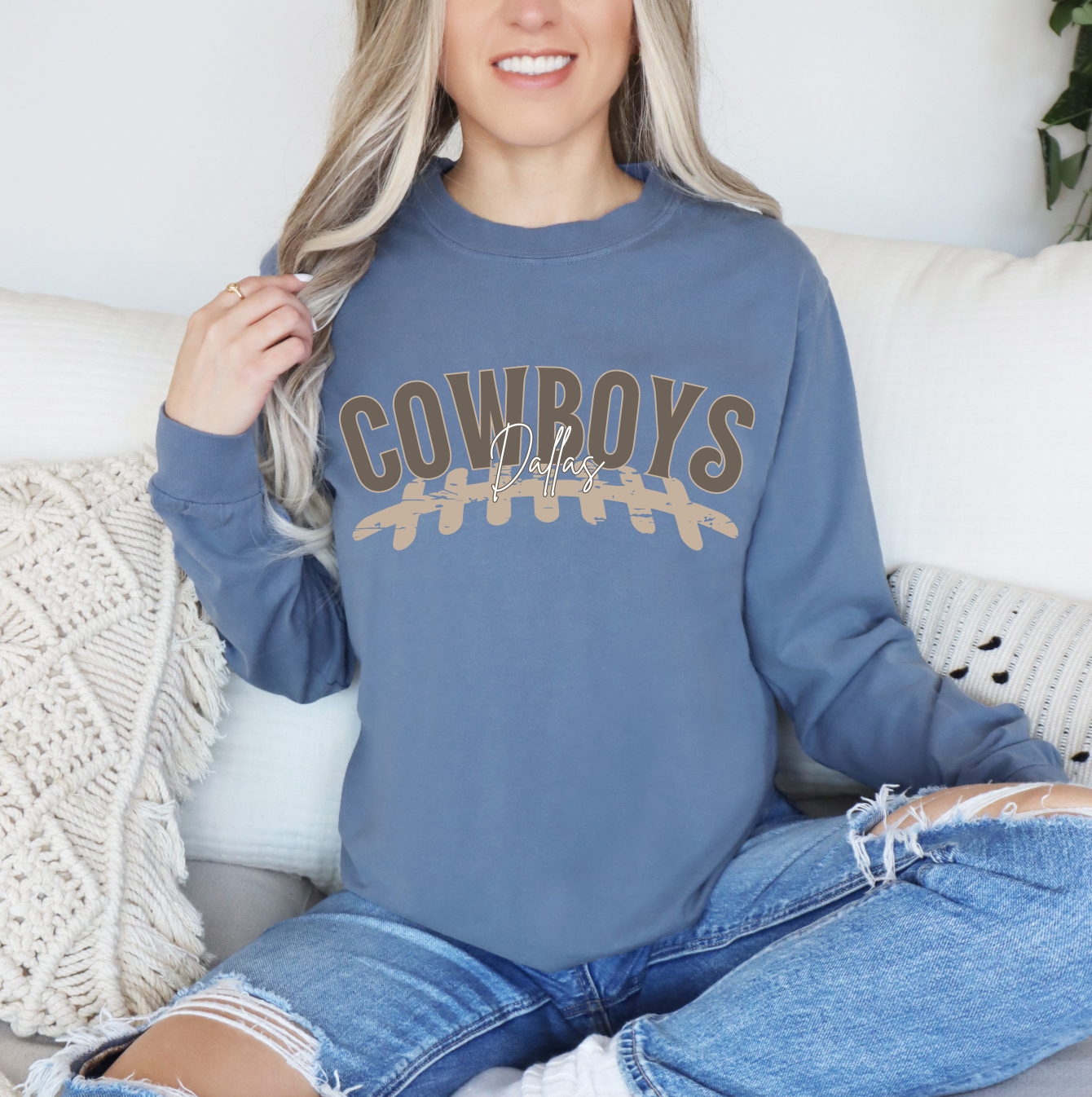 Cowboys Comfort Wash Long Sleeve