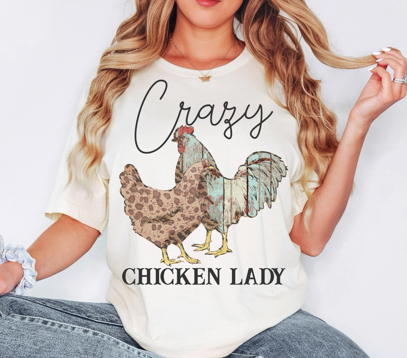 Crazy Chicken Lady Comfort Color