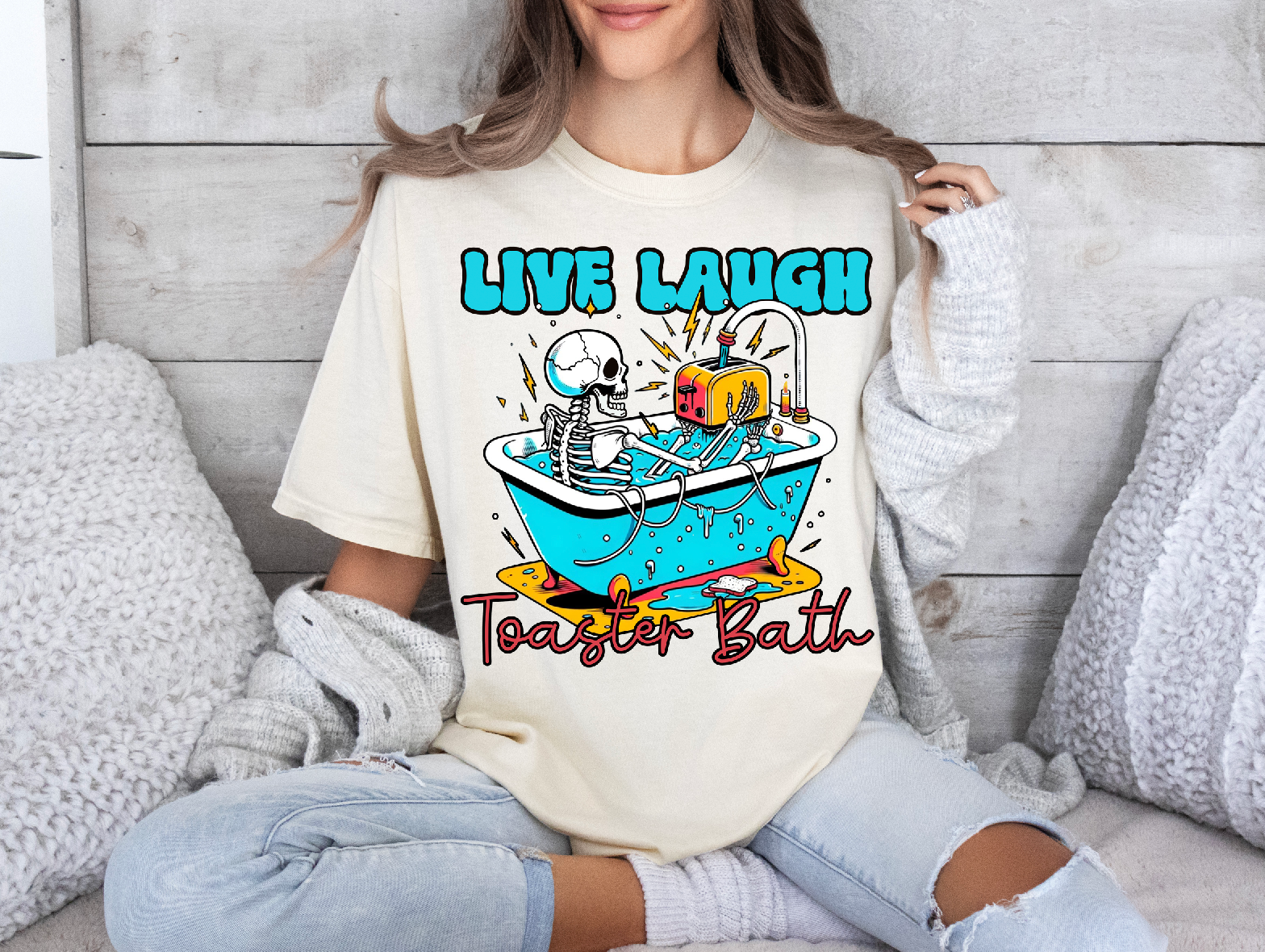 Live Laugh Toaster Bath
