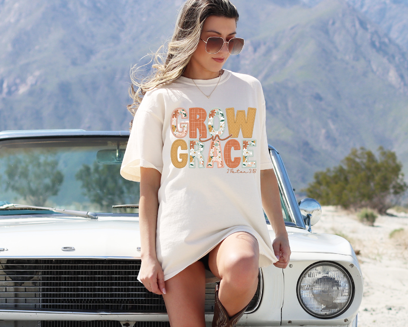 Grow in Grace Faux Embroidery