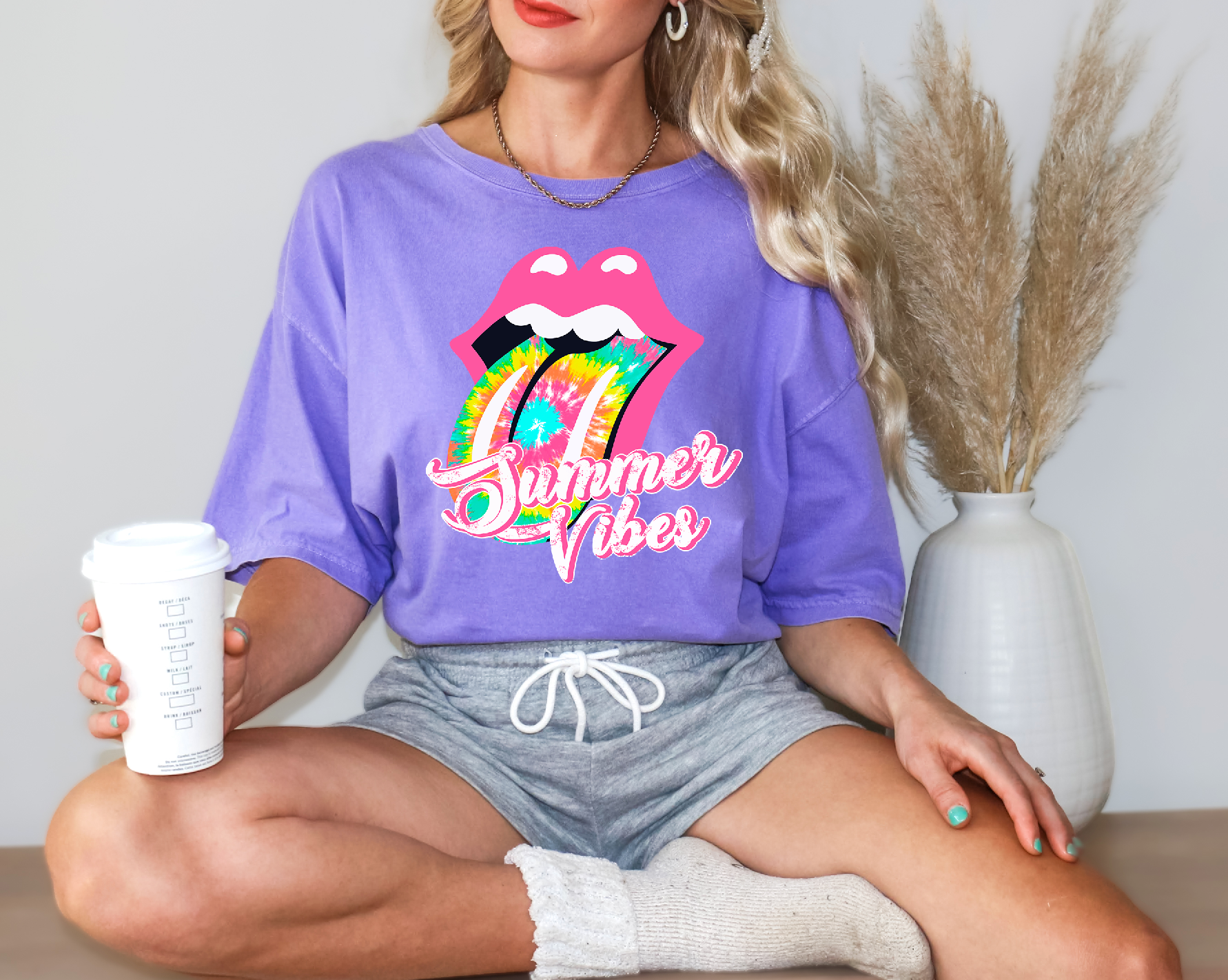 Summer Vibes Tongue Comfort Color