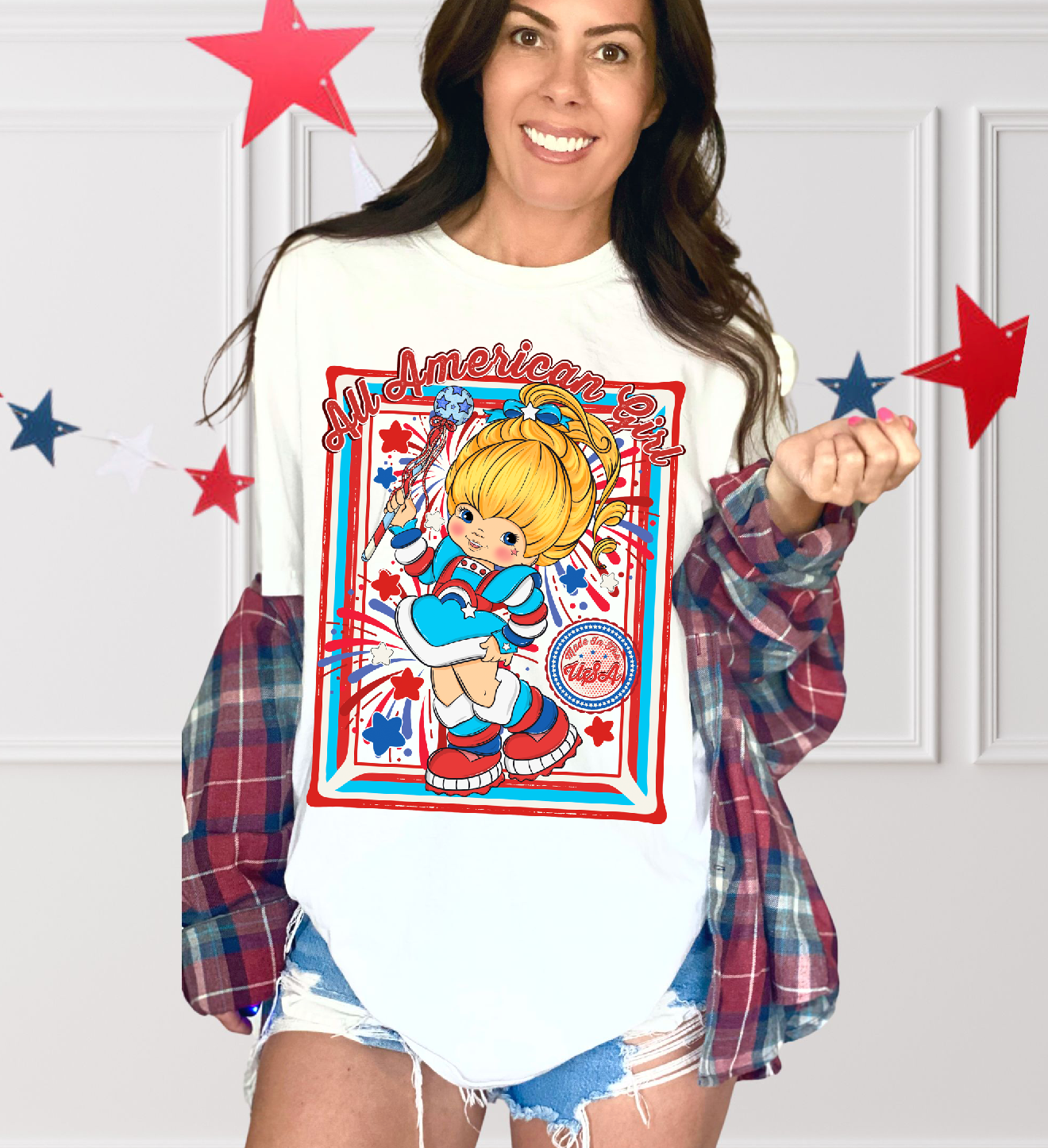 Vintage All American Girl Comfort Color