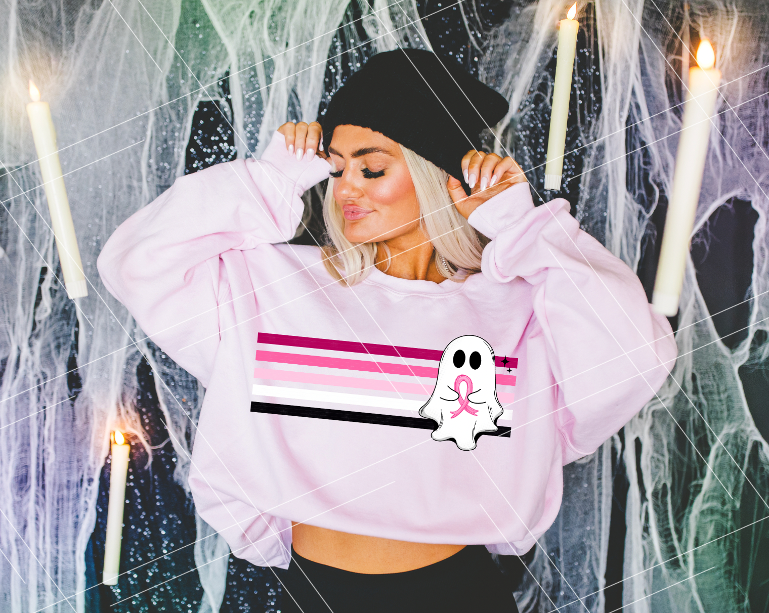 Retro Breast Cancer Ghost