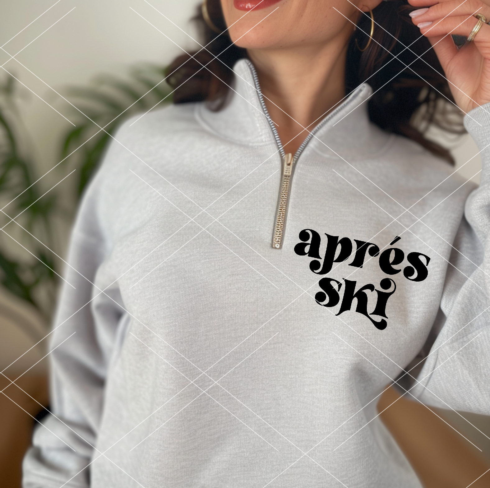 Apres Ski Retro Quarter Zip