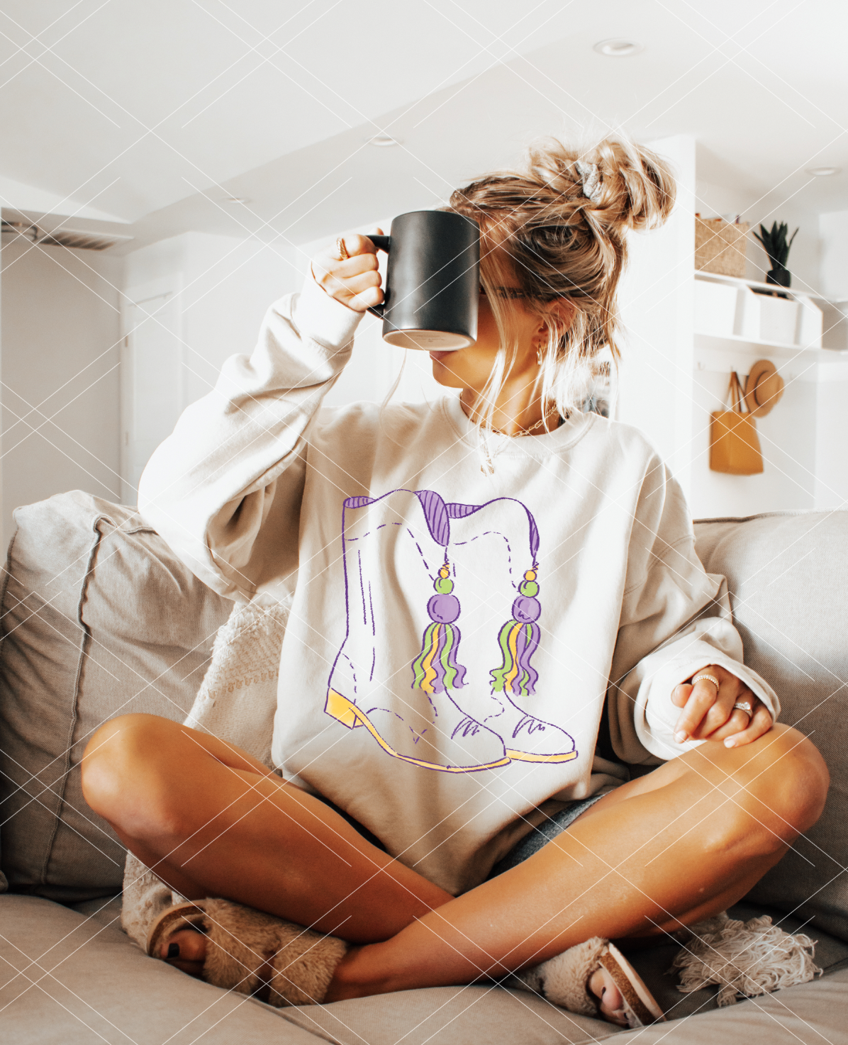 Mardi Gras Stomping Boots