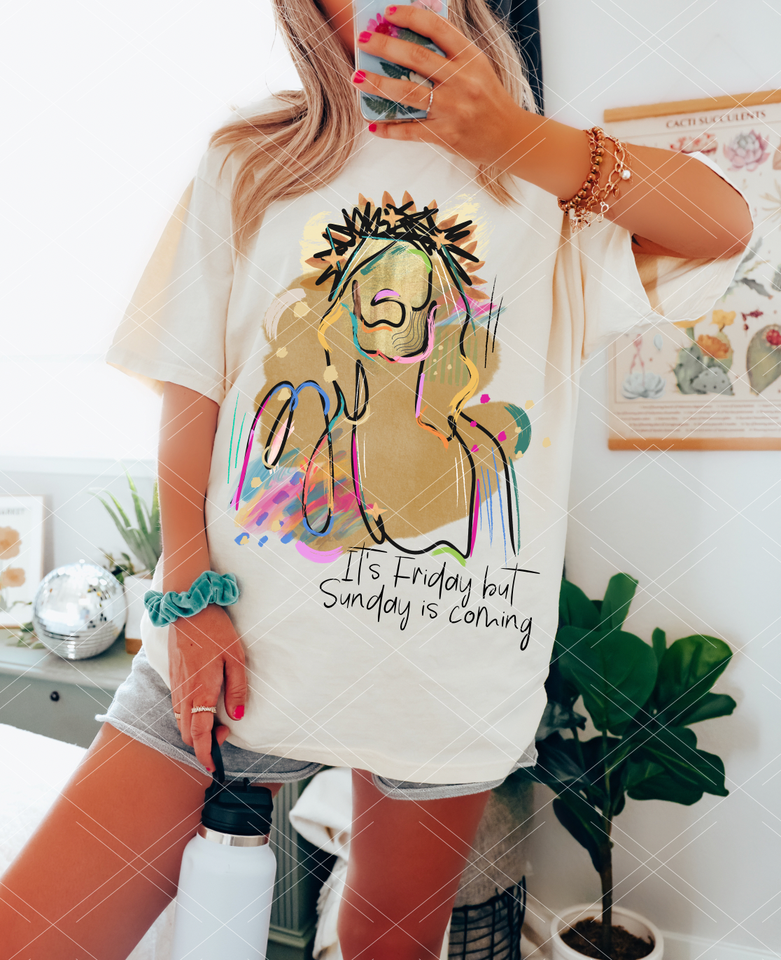 Jesus Doodle - It's Friday Sunday is Coming