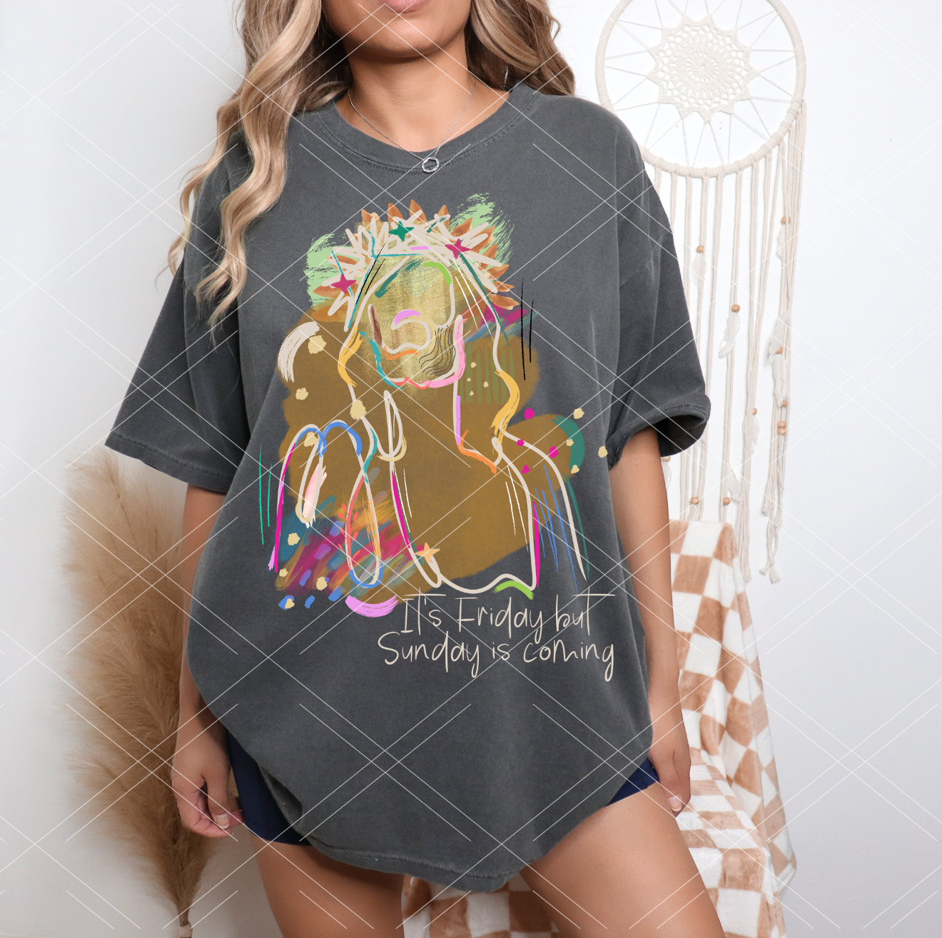 Jesus Doodle - It's Friday Sunday is Coming