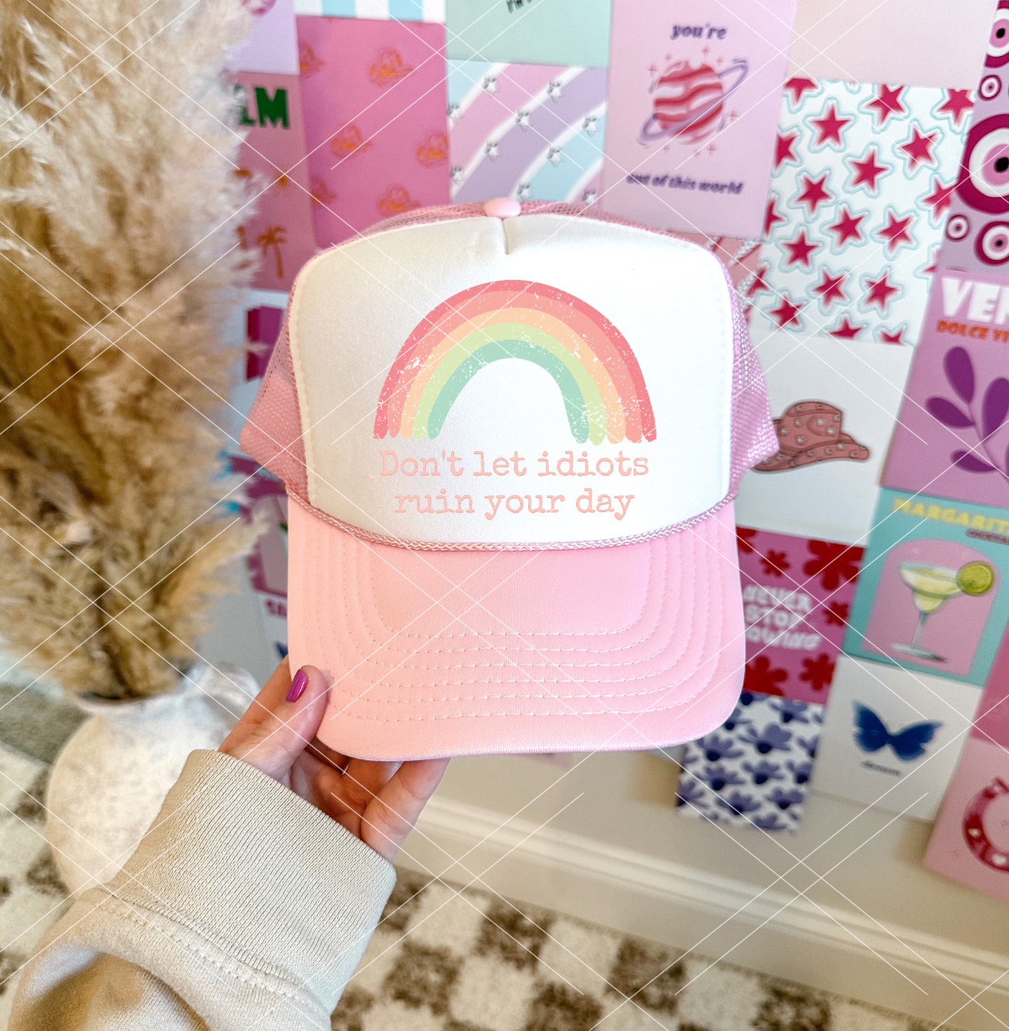 Don't Let Idiots ruin your day Trucker Hat