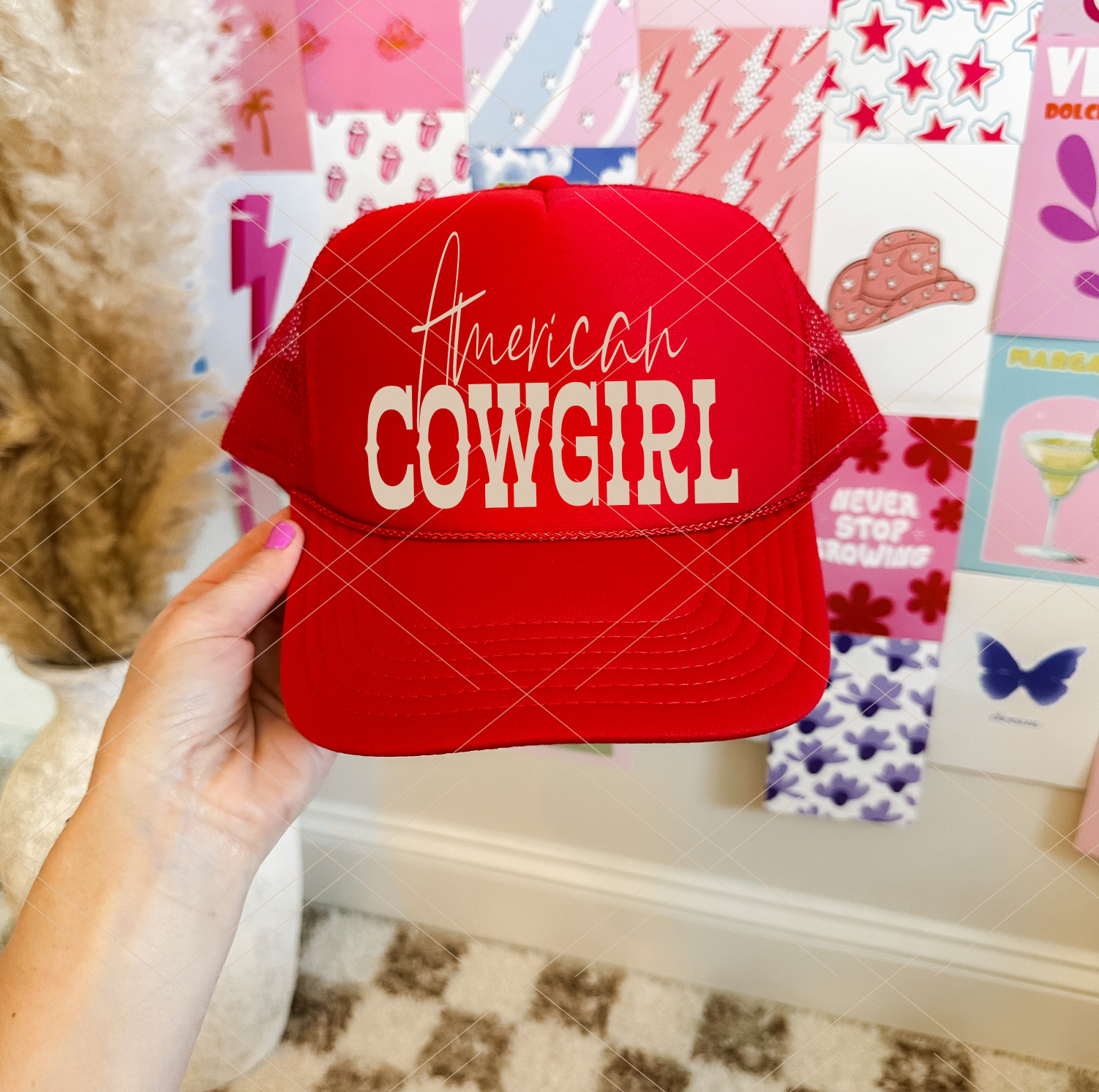 American Cowgirl Trucker Hat