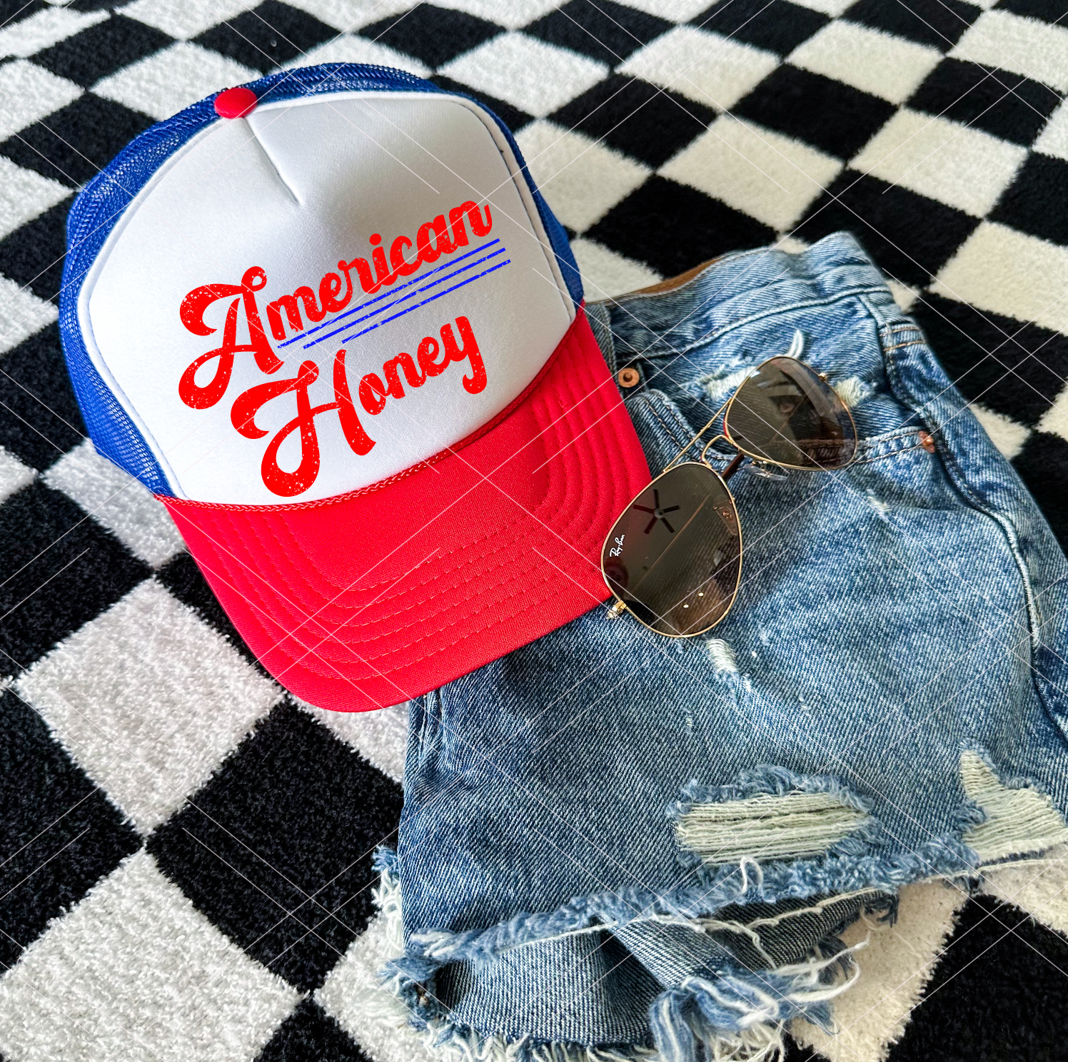 American Honey Trucker Hat